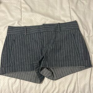 Calvin Klein Shorts, size 6, blue and white stripes